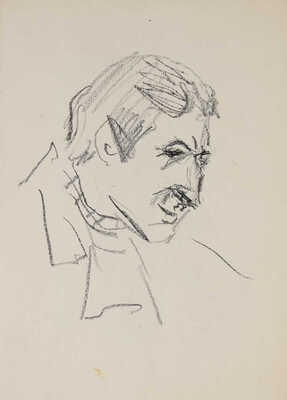 Неменова Герта Михайловна. Клоун-Карандаш и собака Клякса (на оборотной стороне портрет)